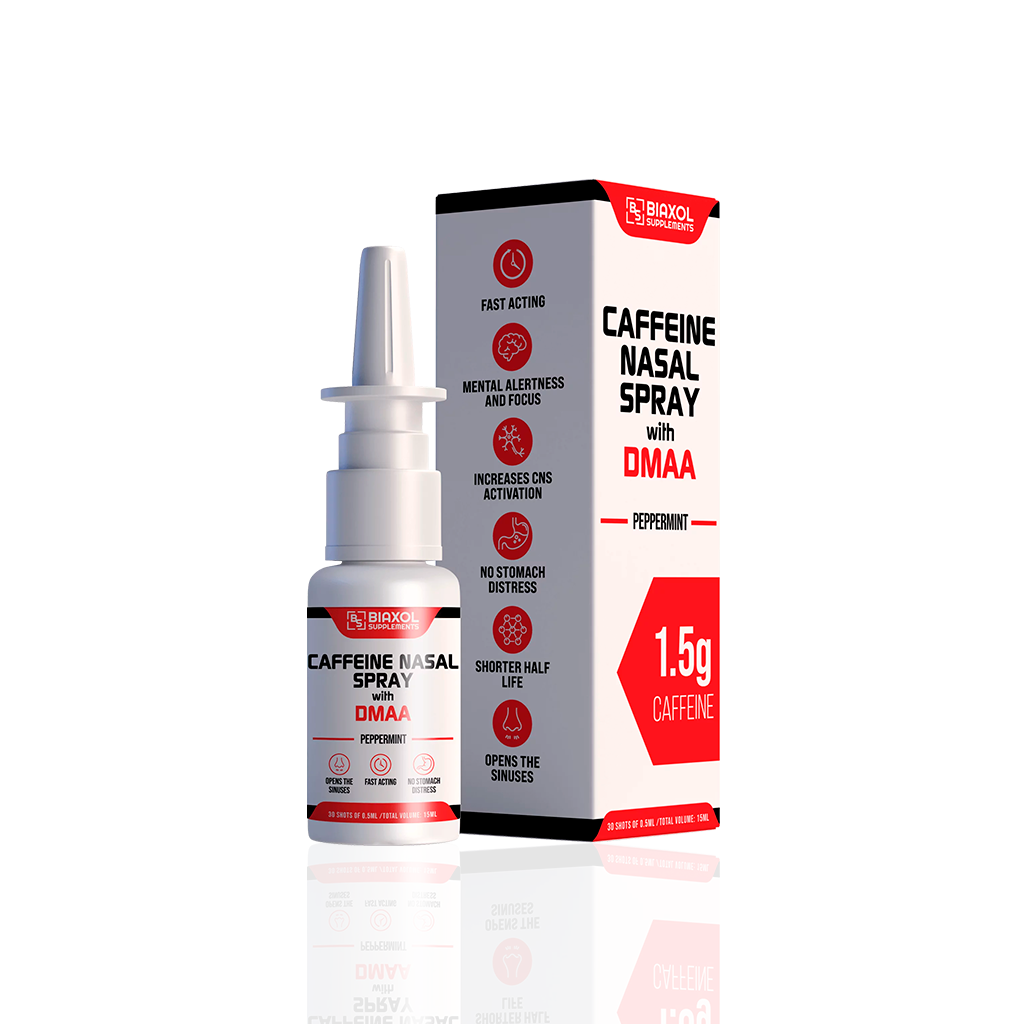 Caffeine with DMAA Nasal Spray 15 ml Biaxol Supplements